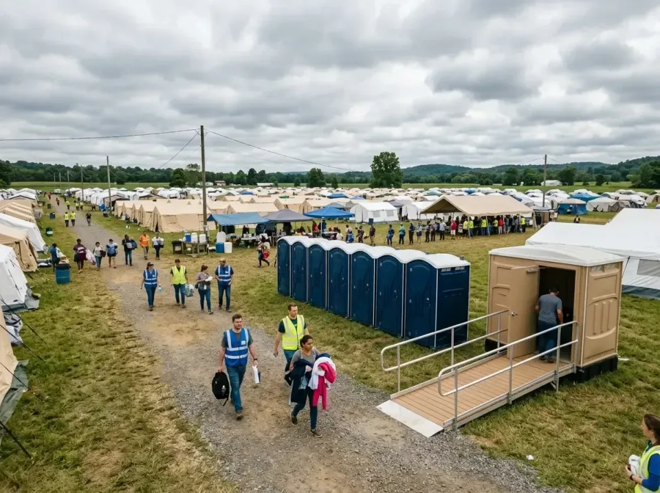 disaster-relief-camp-restrooms-010 — frequently asked questions, Dumpster & Portable Bathrooms Rental in Taylor, MI